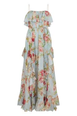 Zimmermann Roselight Frill Maxi Dress