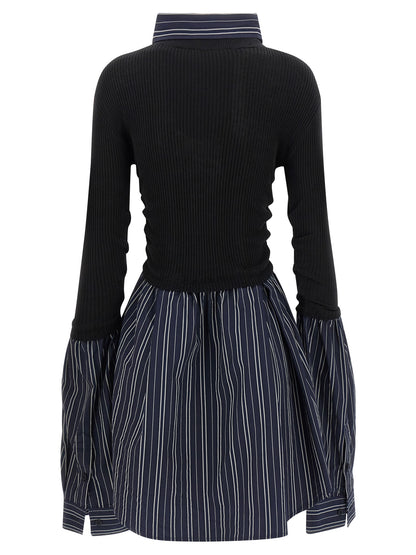 Trompe l'œil shirt sweater Sweater, cardigans