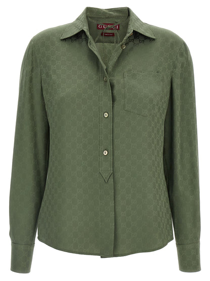 GG silk shirt Shirt, blouse