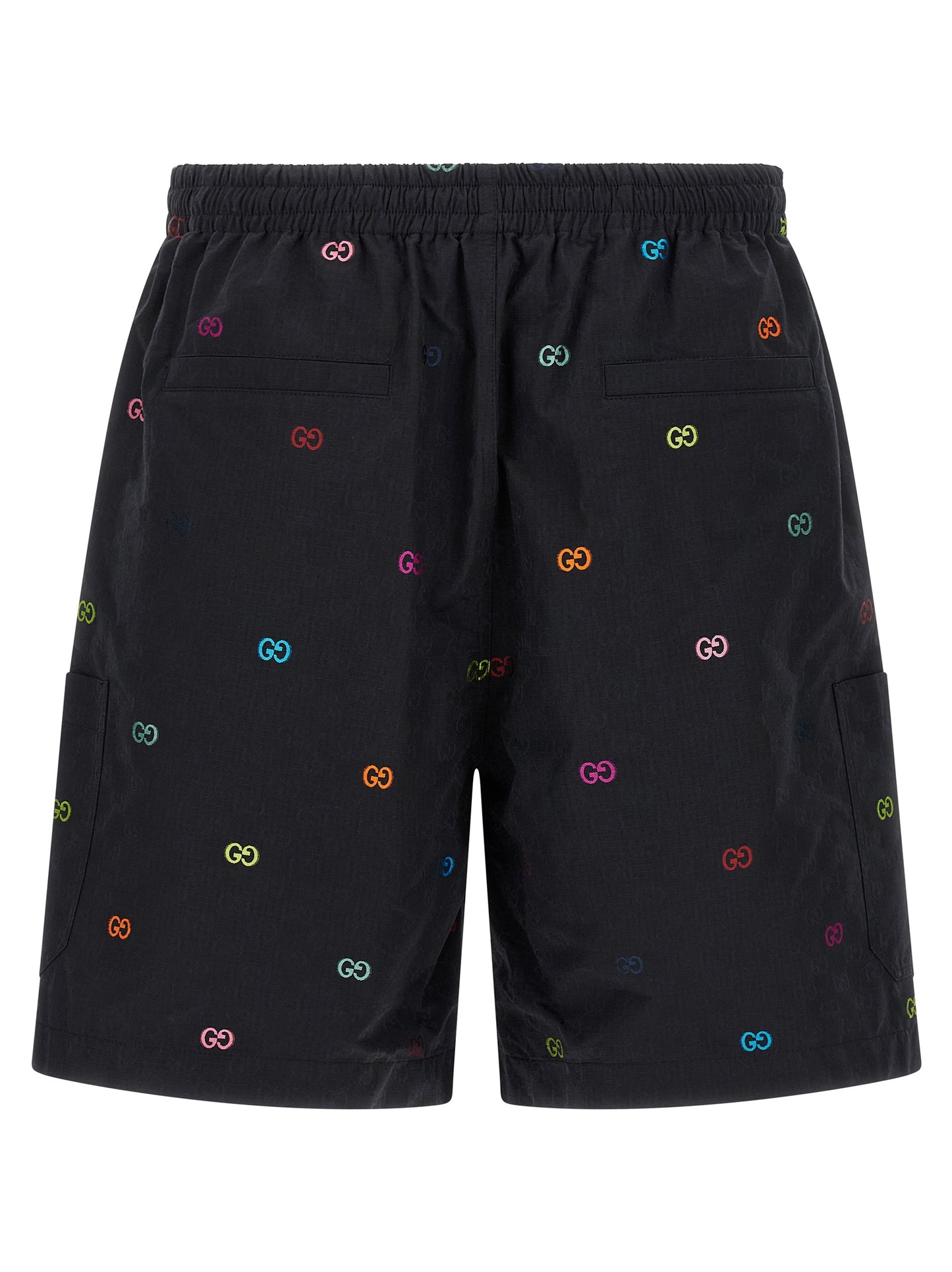 Multicolor fil coupé bermuda shorts Bermuda, short