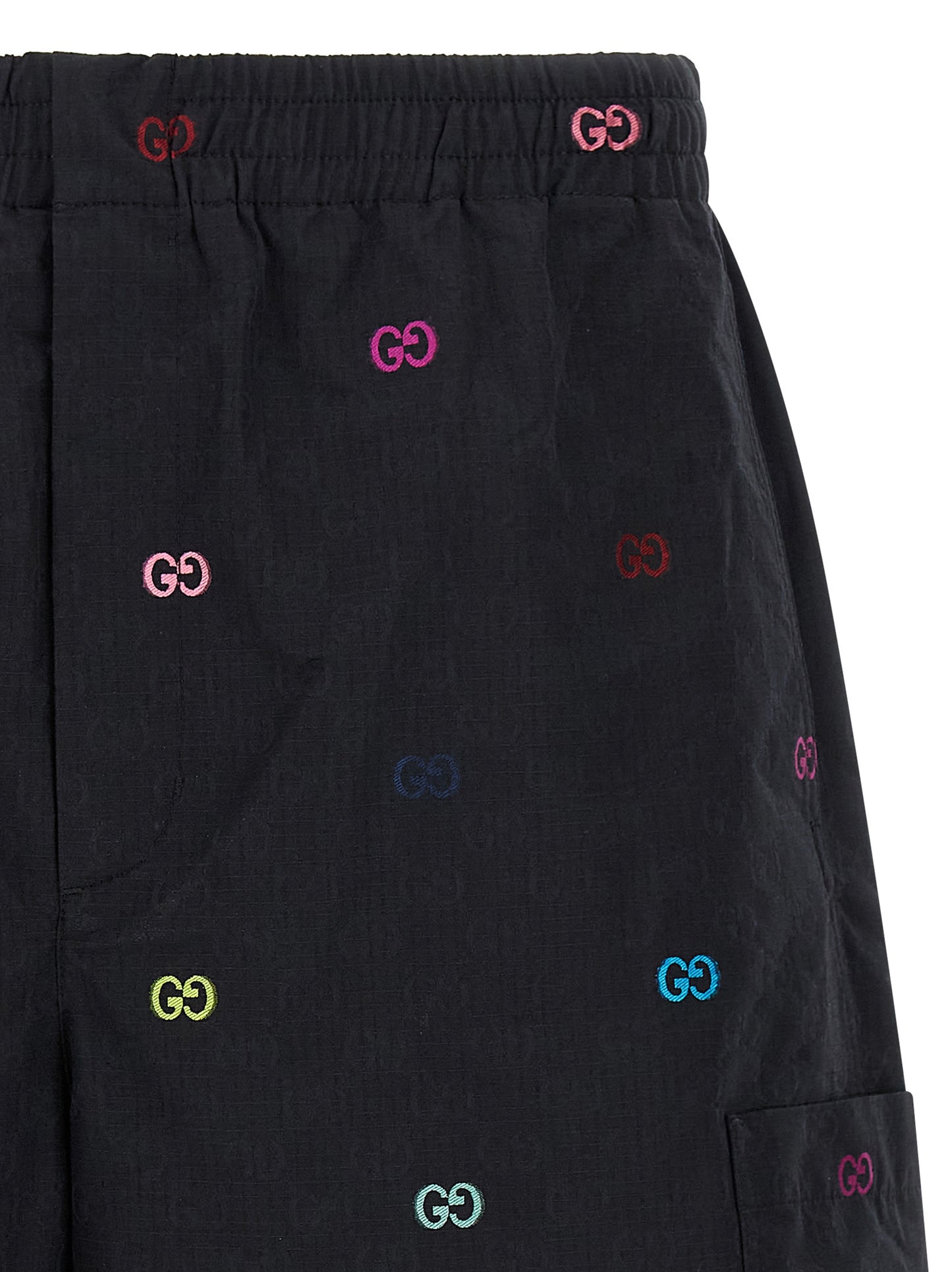 Multicolor fil coupé bermuda shorts Bermuda, short