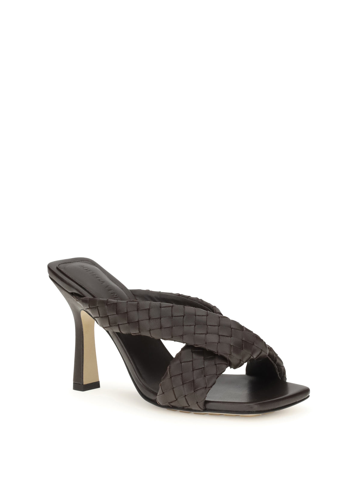 Bottega Veneta Riva sandal kitten heel intreccio 8,5 cm
