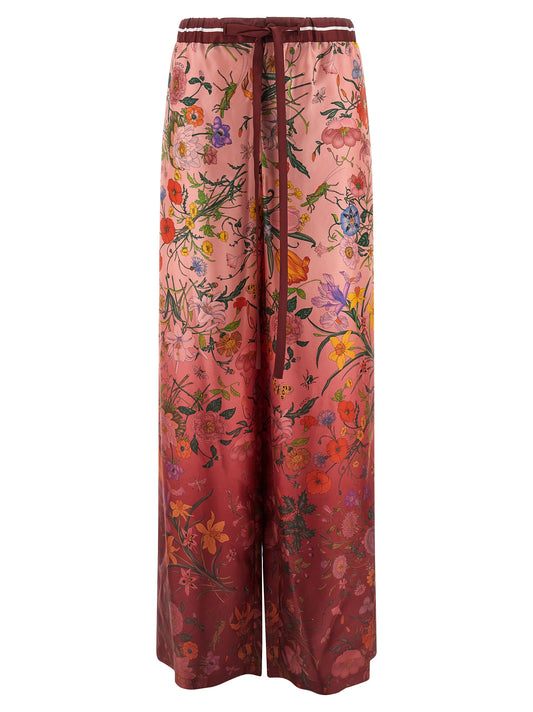 'Flora' print pants Pants