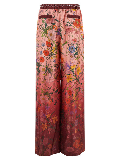 'Flora' print pants Pants