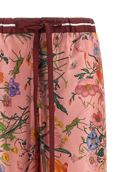 'Flora' print pants Pants
