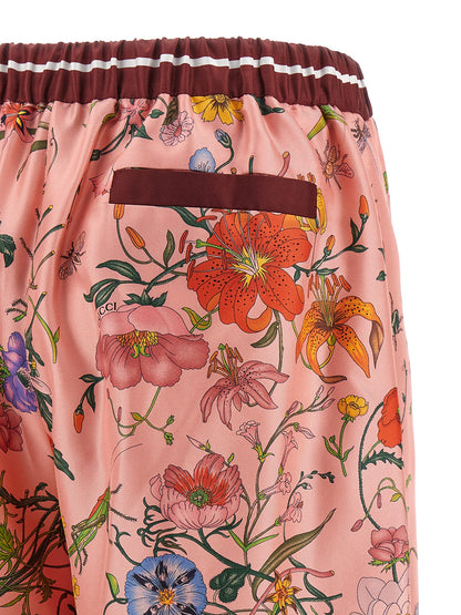 'Flora' print pants Pants