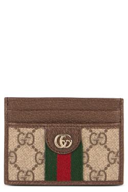 Gucci Ophidia card holder in GG Supreme fabric