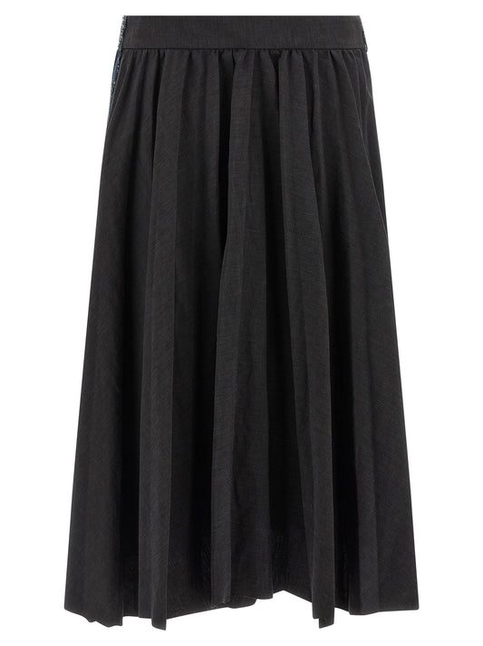 'Hybrid Pleated' skirt Skirts
