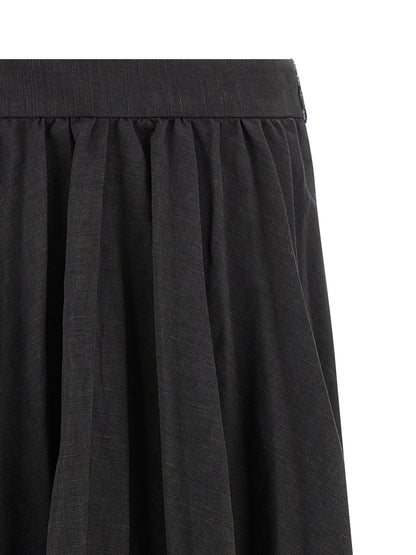 'Hybrid Pleated' skirt Skirts