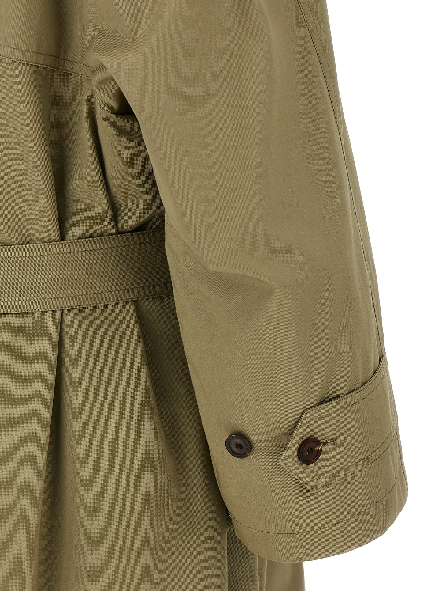 'Draped Neck' trench coat Coats, trench coats