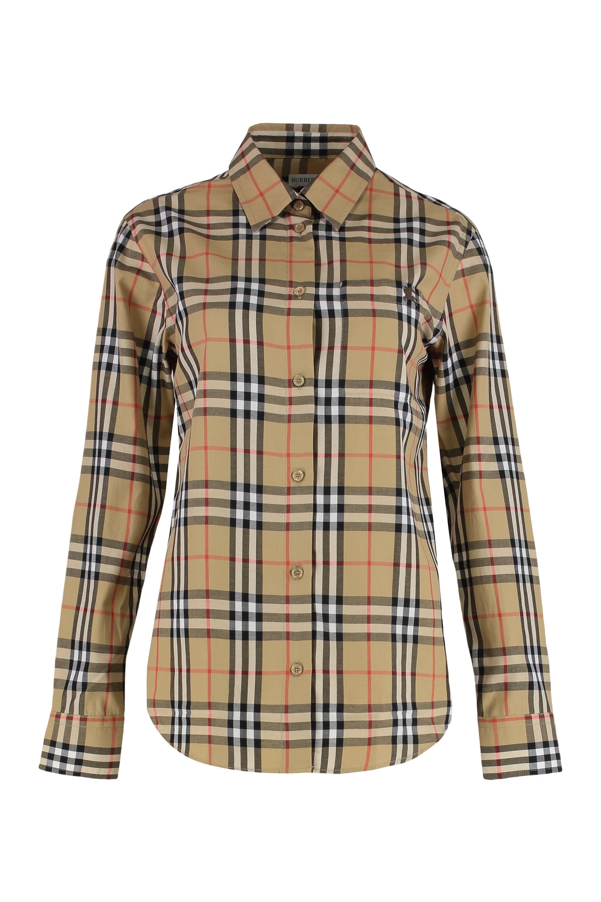 Shirt with slim fit in cotton Check RTW