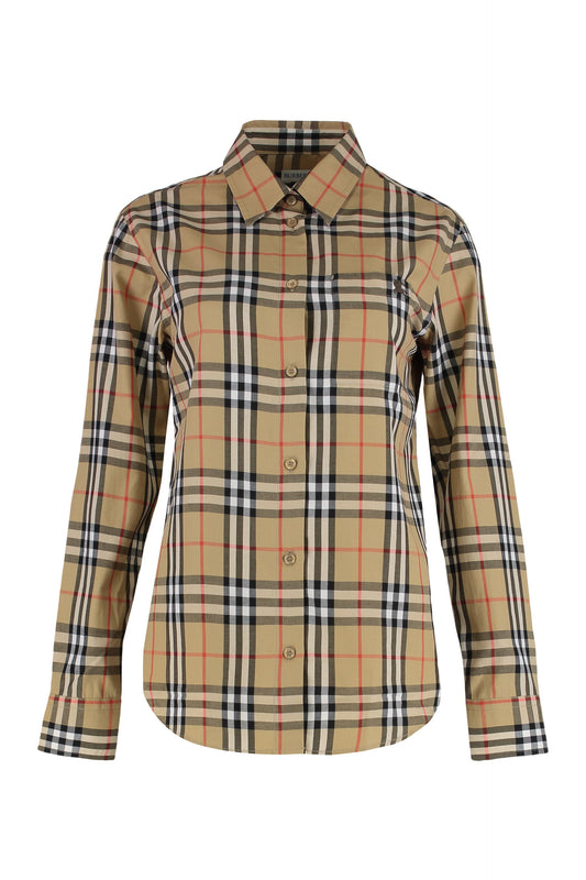 Shirt with slim fit in cotton Check RTW