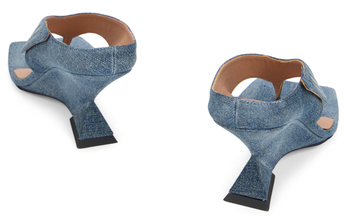 Sandals with irregular heel SHOES