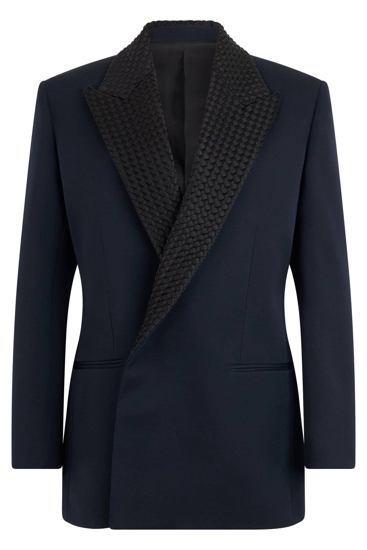 Smoking jacket with braided detail RTW
