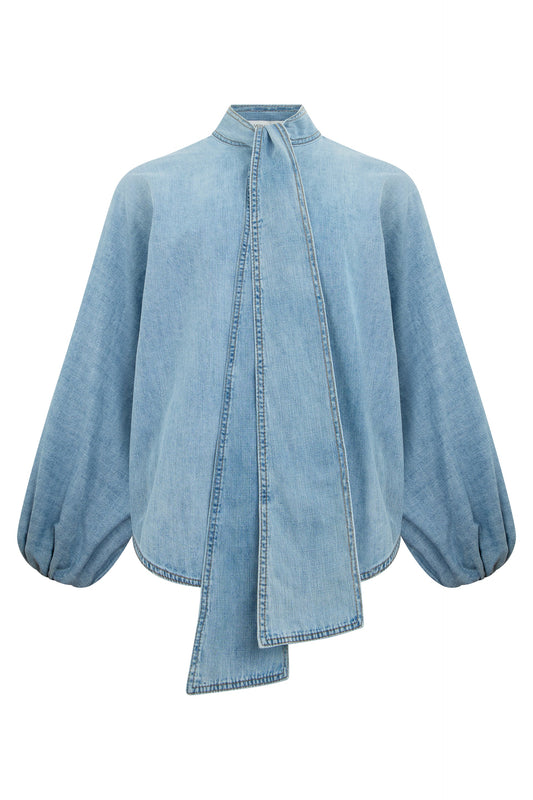 Zimmermann Denim shirt with bow