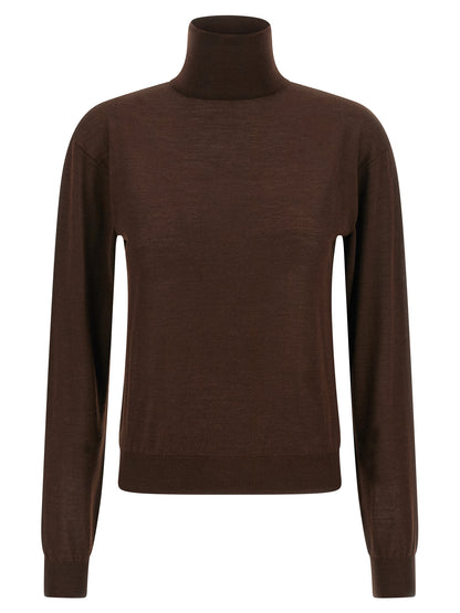 Turtleneck sweater dropped shoulders Sweater, cardigans