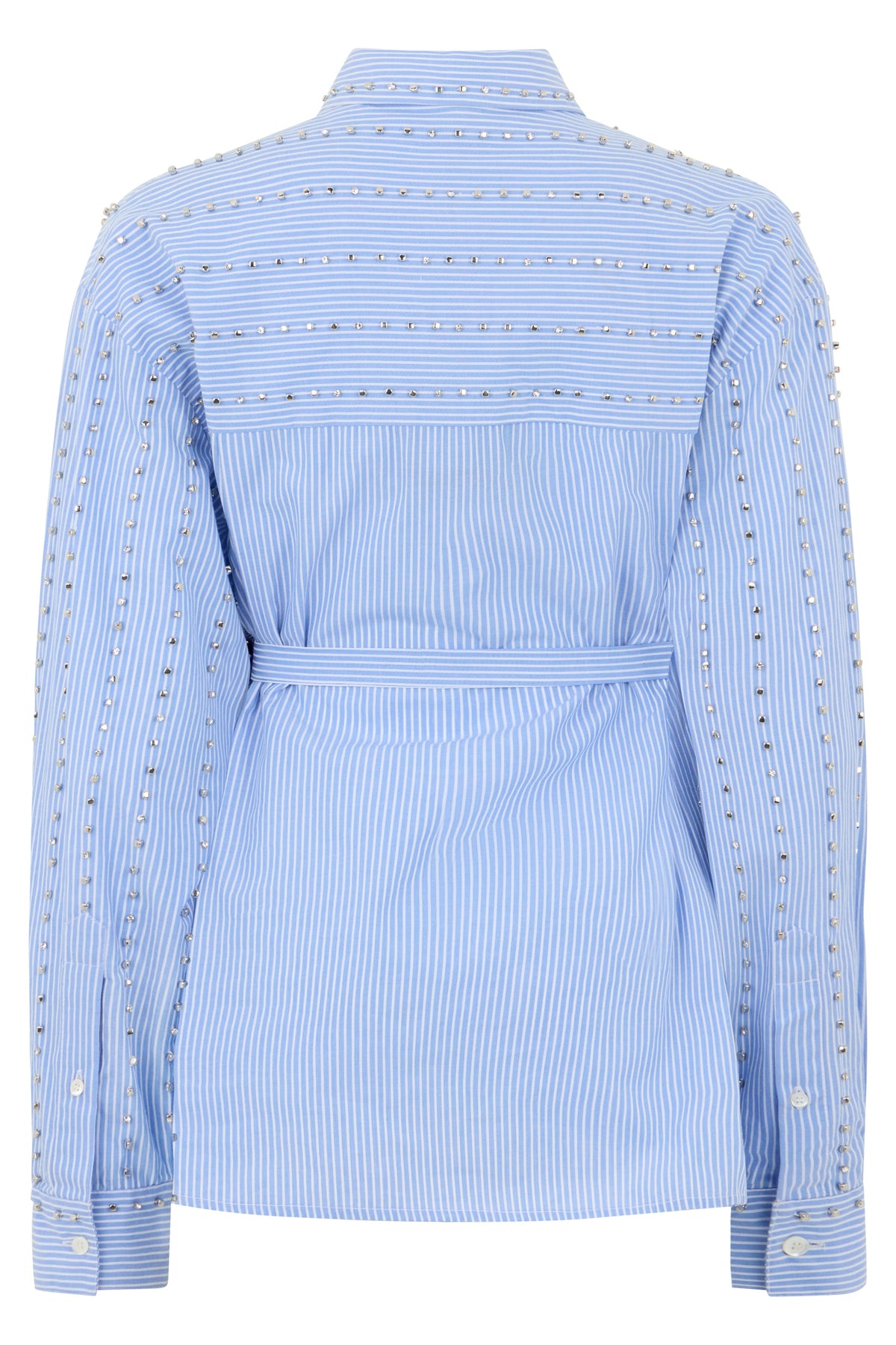 Cotton shirt with rhinestones RTW