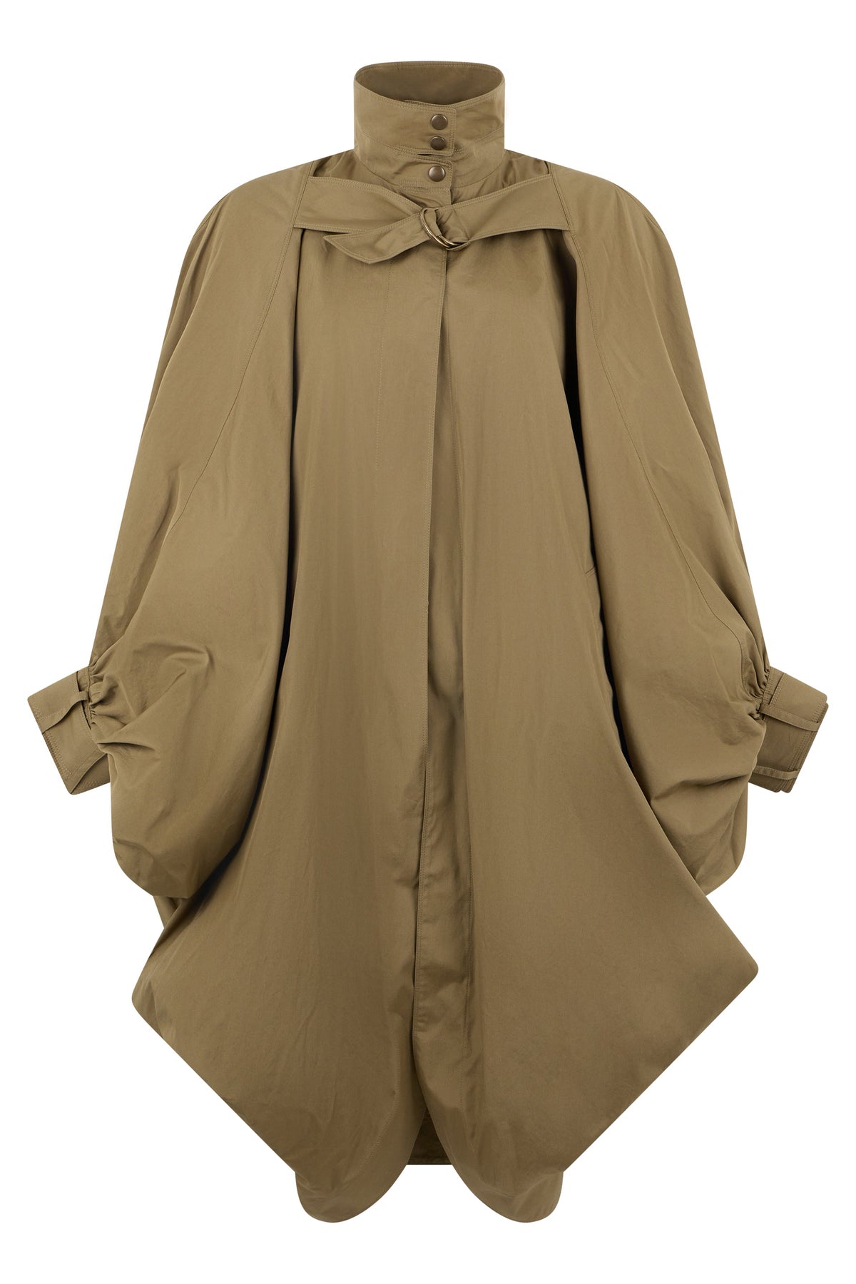 Oversized coat in poplin RTW