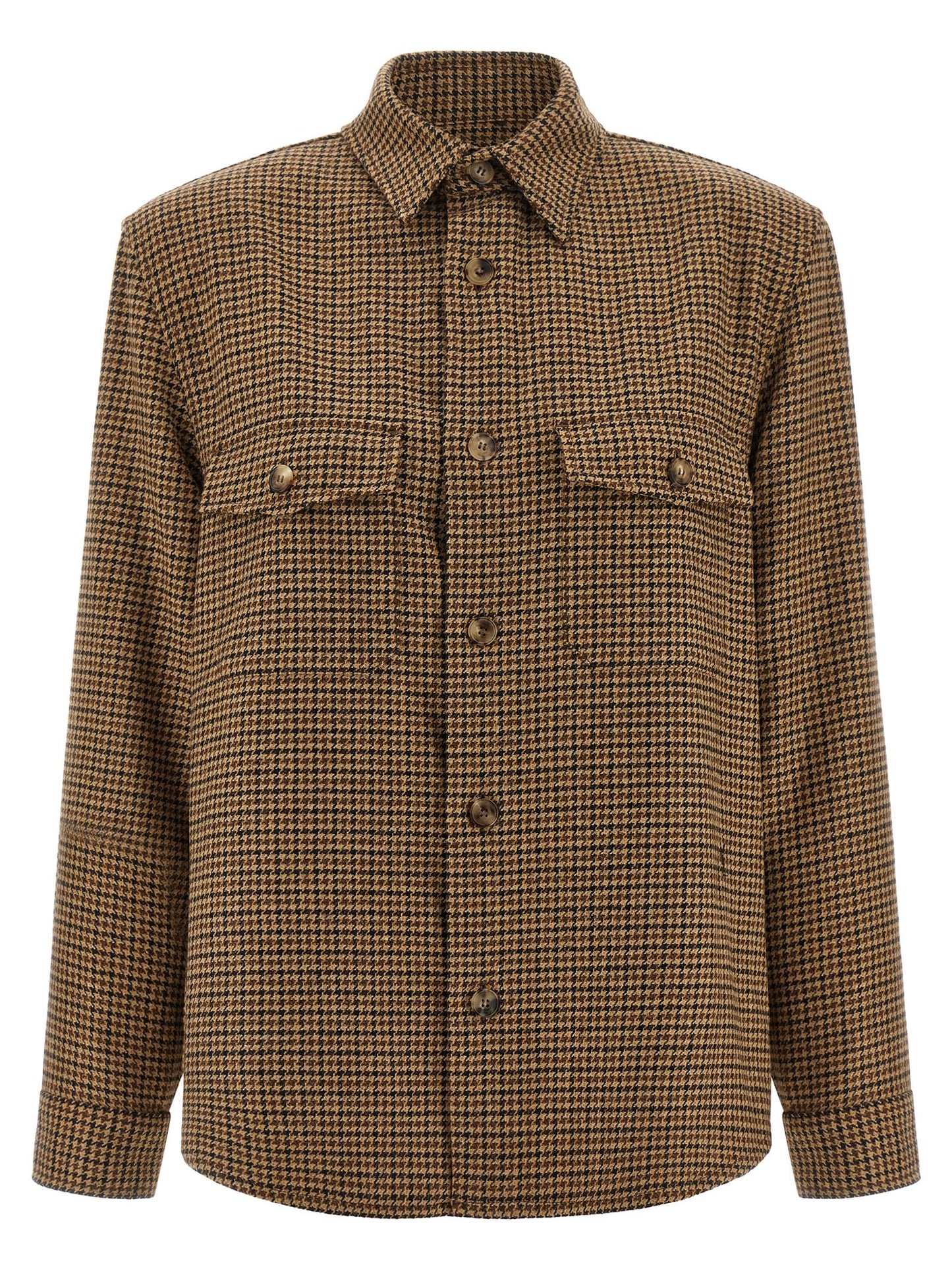 Houndstooth overshirt Shirt, blouse