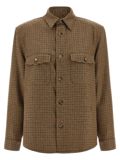 Houndstooth overshirt Shirt, blouse