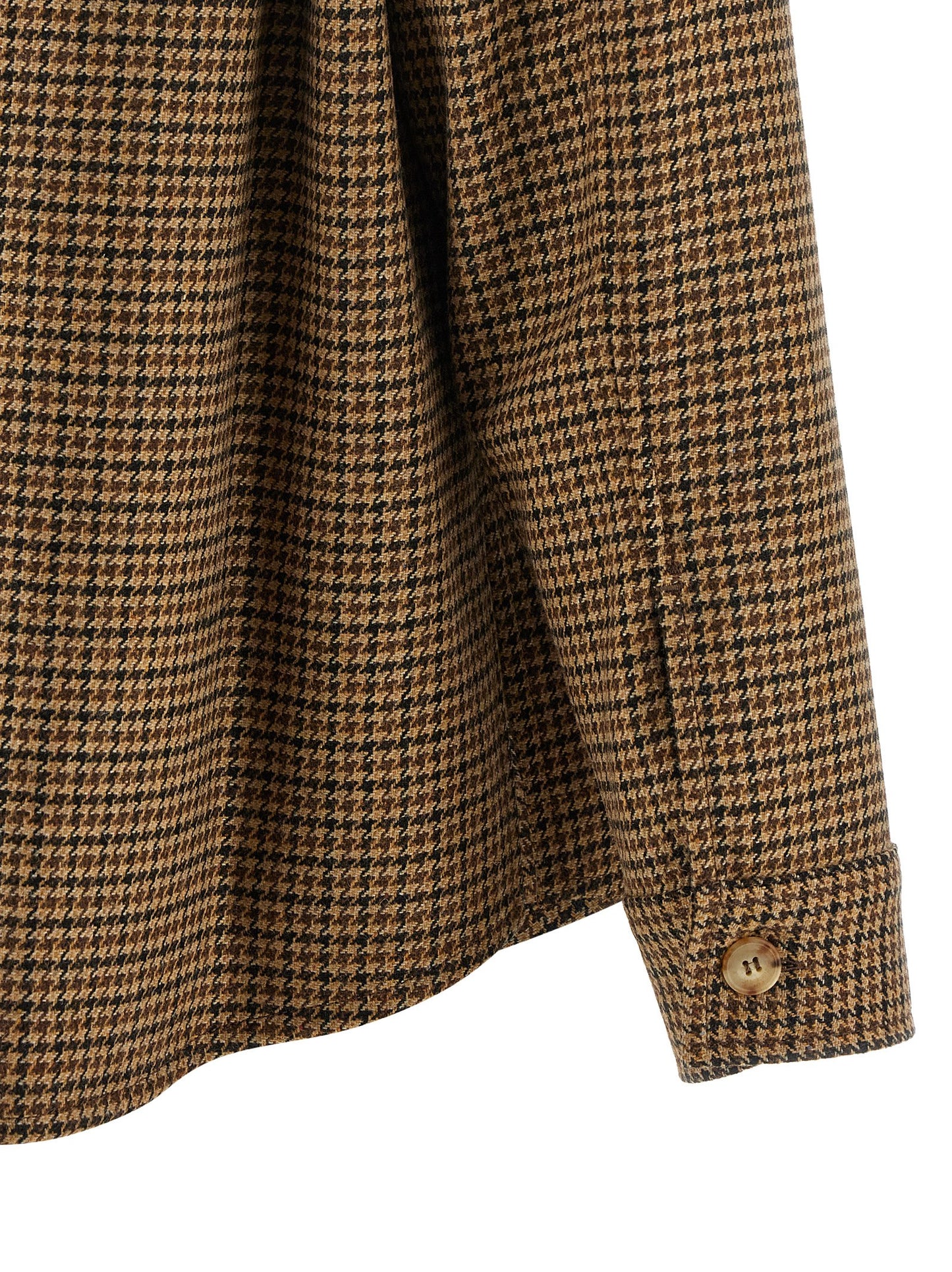 Houndstooth overshirt Shirt, blouse