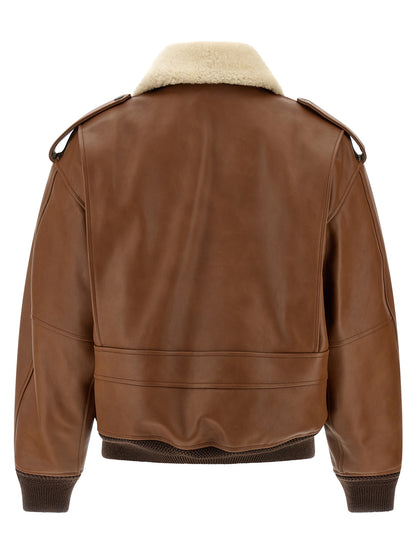 Aviator bomber jacket Down jacket, Parka, Casual jackets