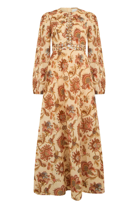 Zimmermann Long dress with floral print