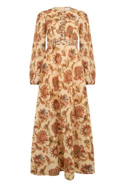 Zimmermann Long dress with floral print