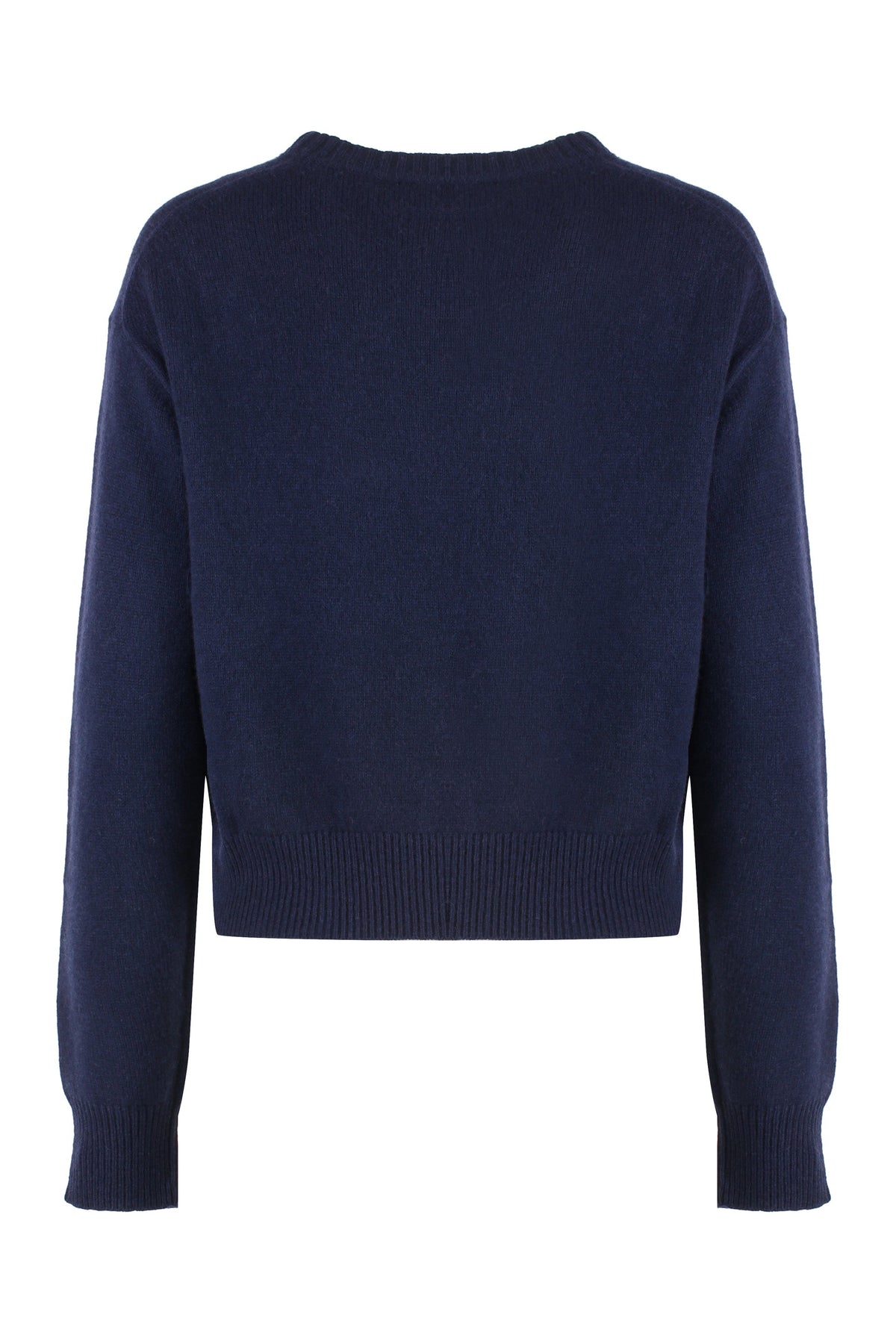 Wool-blend crew-neck sweater RTW