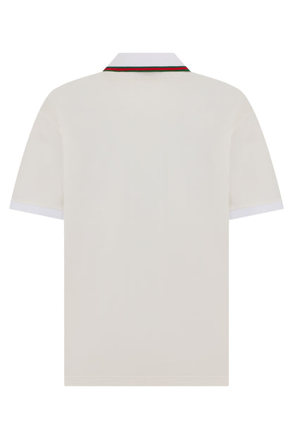 Short-sleeved polo with web band RTW
