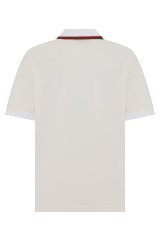 Short-sleeved polo with web band RTW