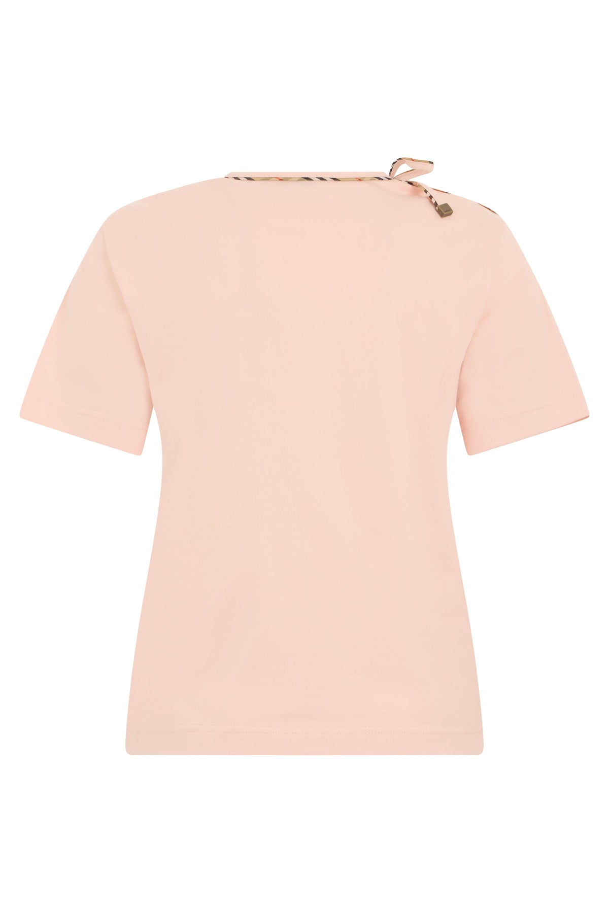 Burberry T-shirt with tartan detail