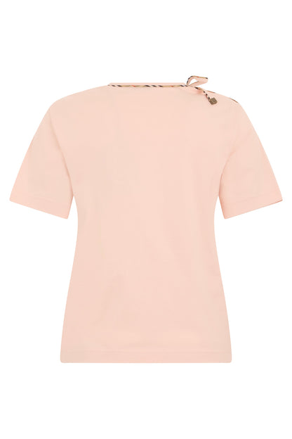 Burberry T-shirt with tartan detail
