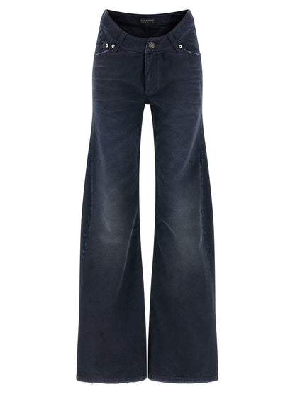 Curved waist jeans Jeans