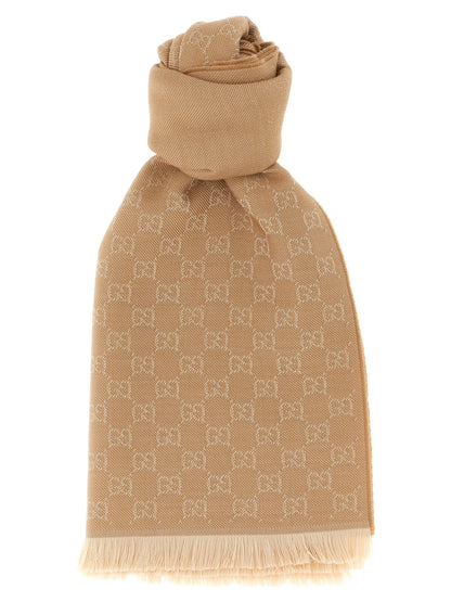 GG wool scarf Scarves, foulards