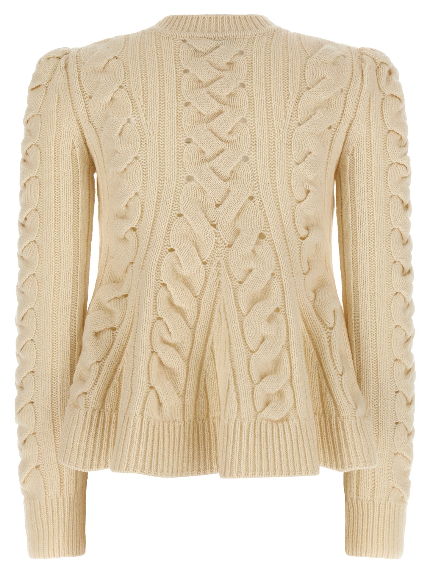 'Peplum Cable' sweater Sweater, cardigans