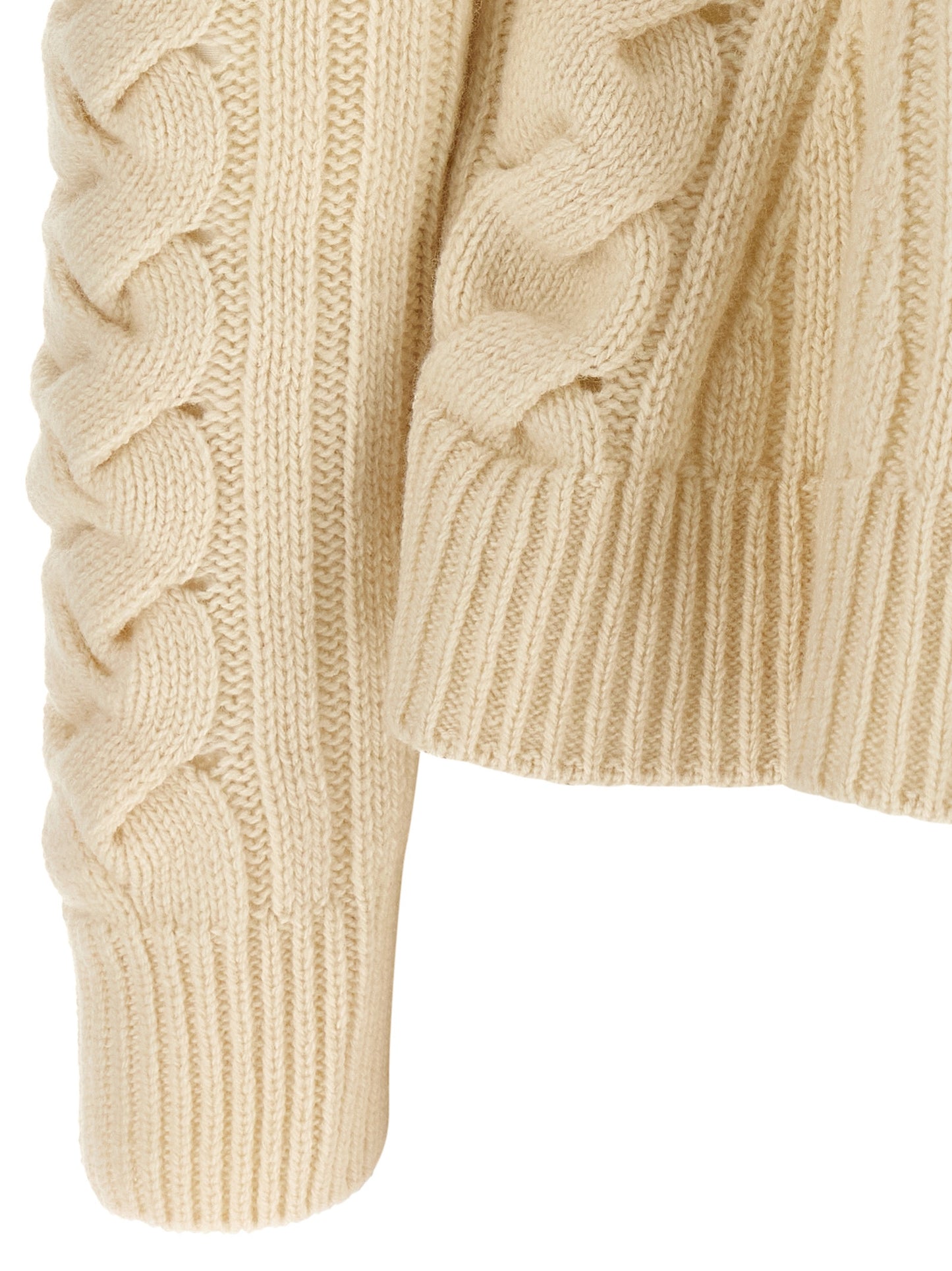 'Peplum Cable' sweater Sweater, cardigans