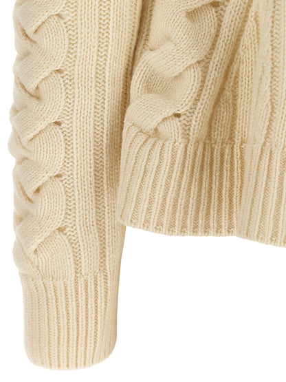 'Peplum Cable' sweater Sweater, cardigans