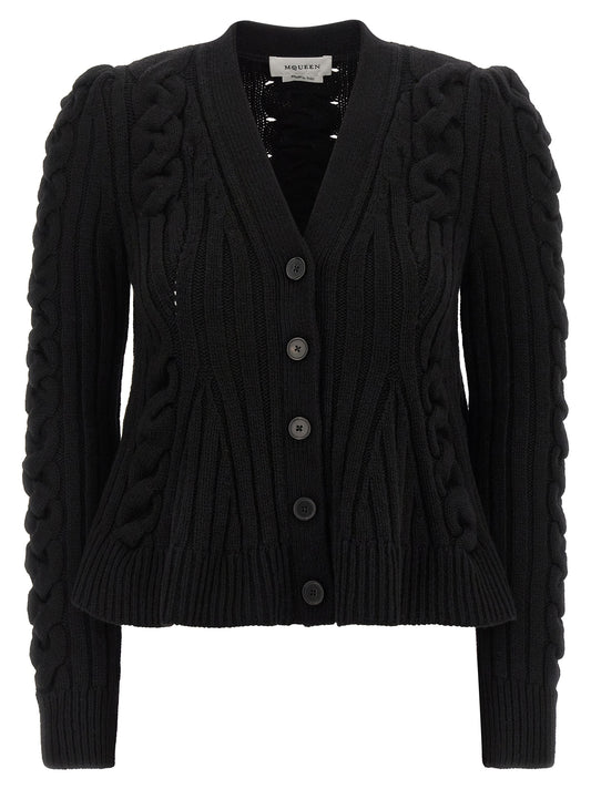 Braided wool cardigan Sweater, cardigans