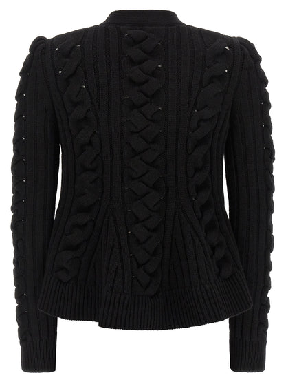 Braided wool cardigan Sweater, cardigans