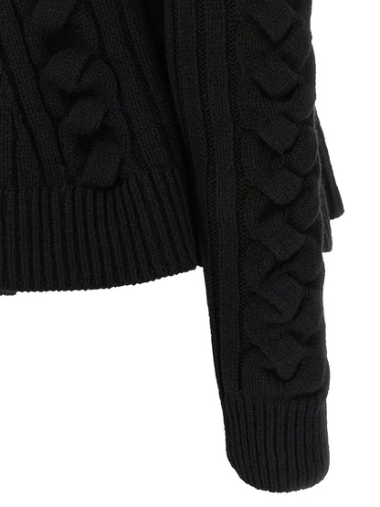Braided wool cardigan Sweater, cardigans