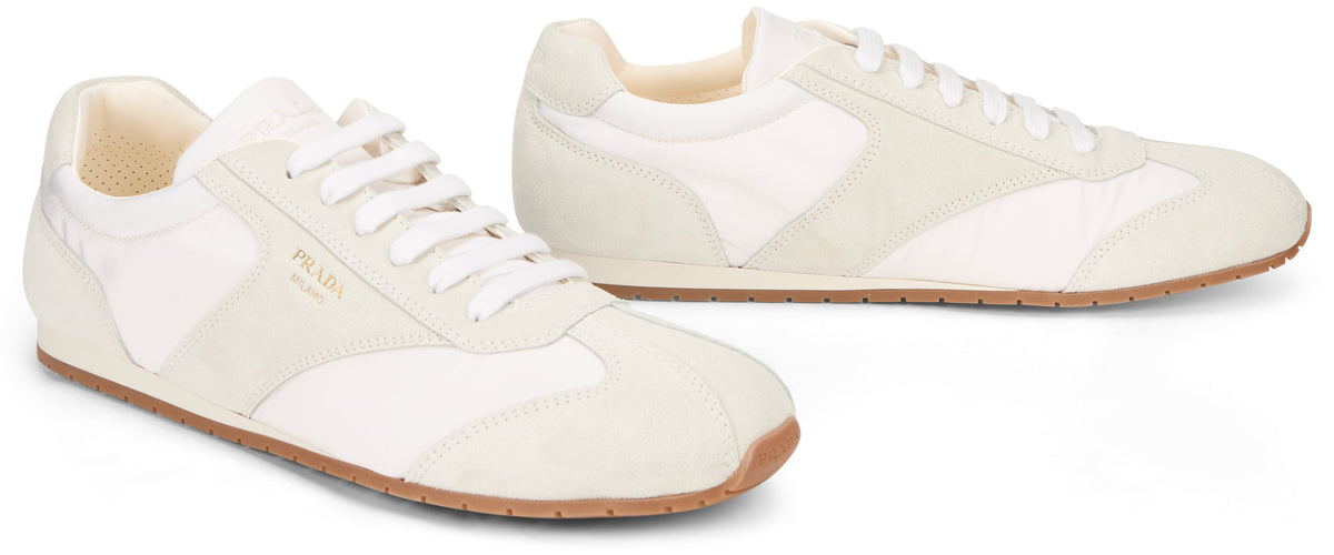 Low-top sneakers Bimat in re-nylon and suede SHOES