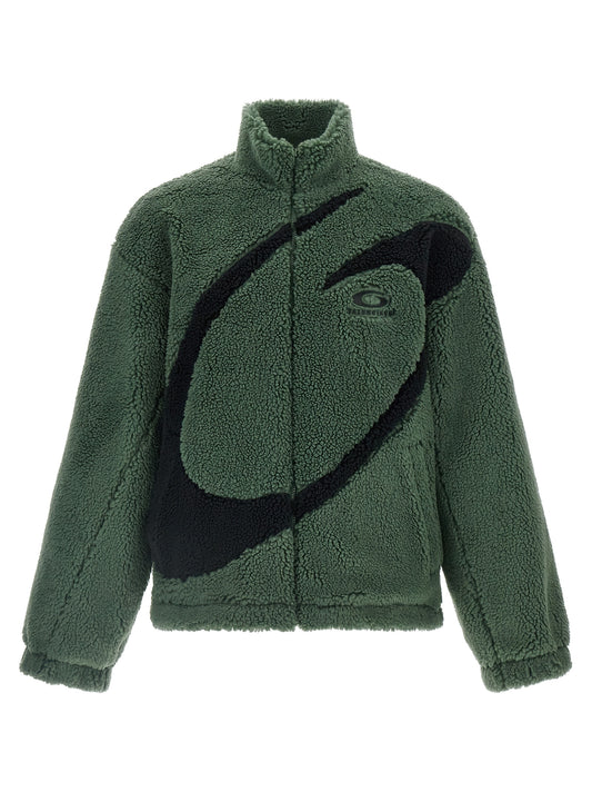 Teddy fabric jacket Down jacket, Parka, Casual jackets