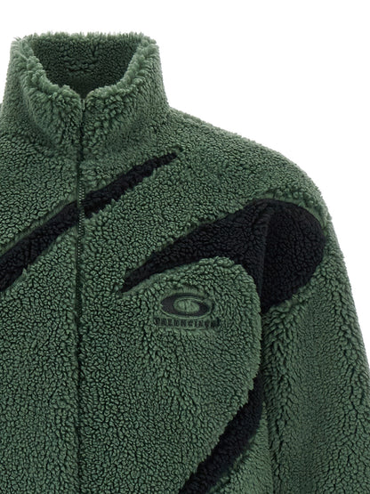 Teddy fabric jacket Down jacket, Parka, Casual jackets