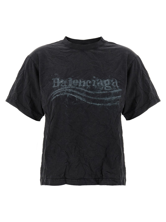 'Washed Crayon Political' T-shirt T-shirt