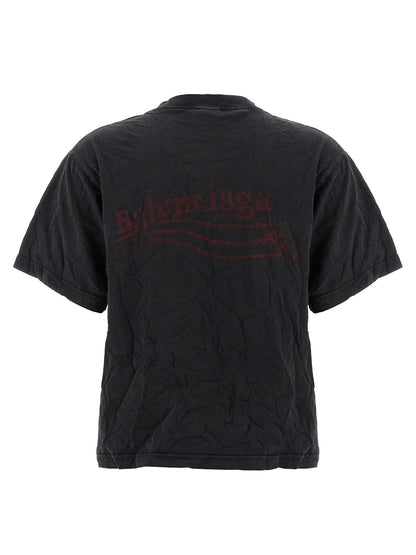 'Washed Crayon Political' T-shirt T-shirt