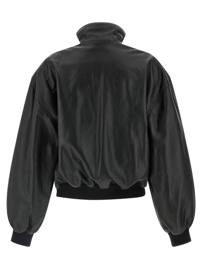 Leather blouson Down jacket, Parka, Casual jackets