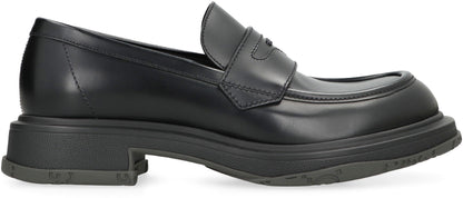 Gucci Leather upper and rubber sole moccasin