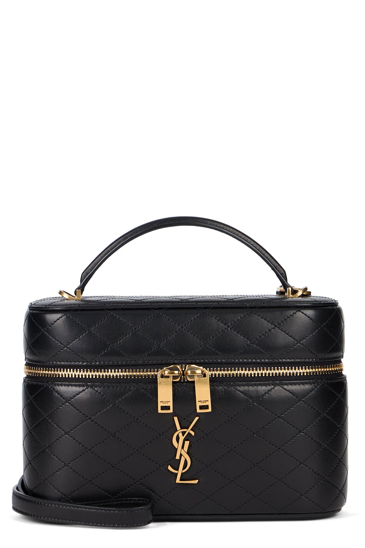 Saint Laurent Large leather shoulder bag Gaby Vanity
