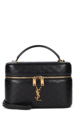 Saint Laurent Large leather shoulder bag Gaby Vanity
